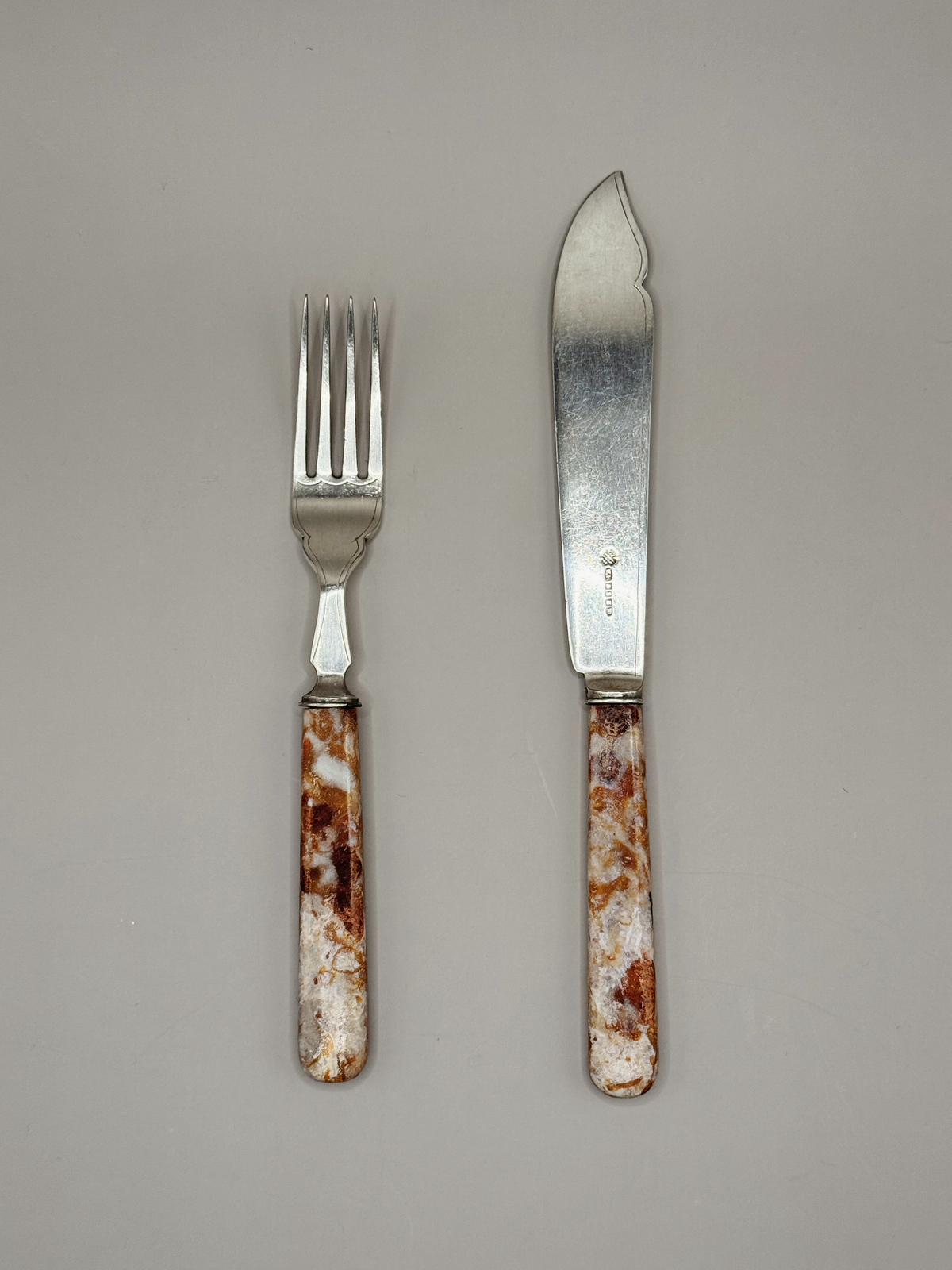 Fabreco® Silver Knife & Fork Set - Tangerine