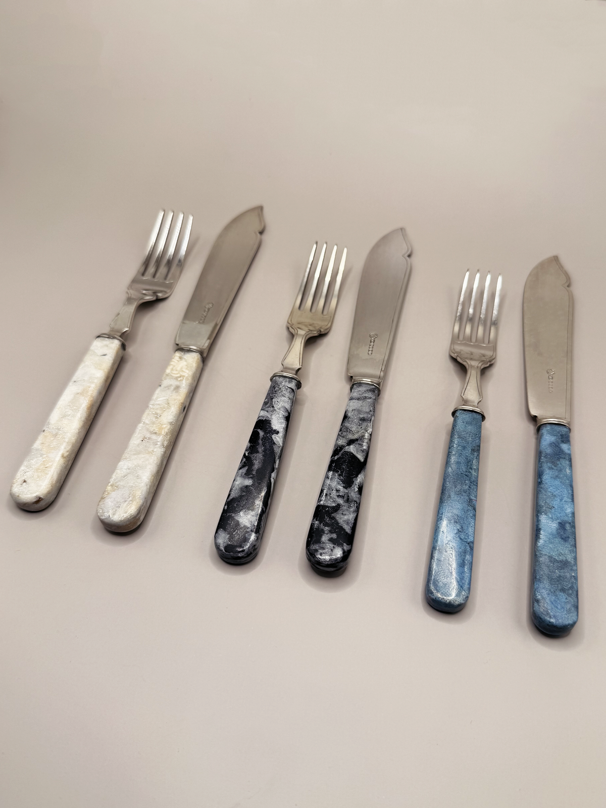 Fabreco® Vintage Knife & Fork Set - Monochrome