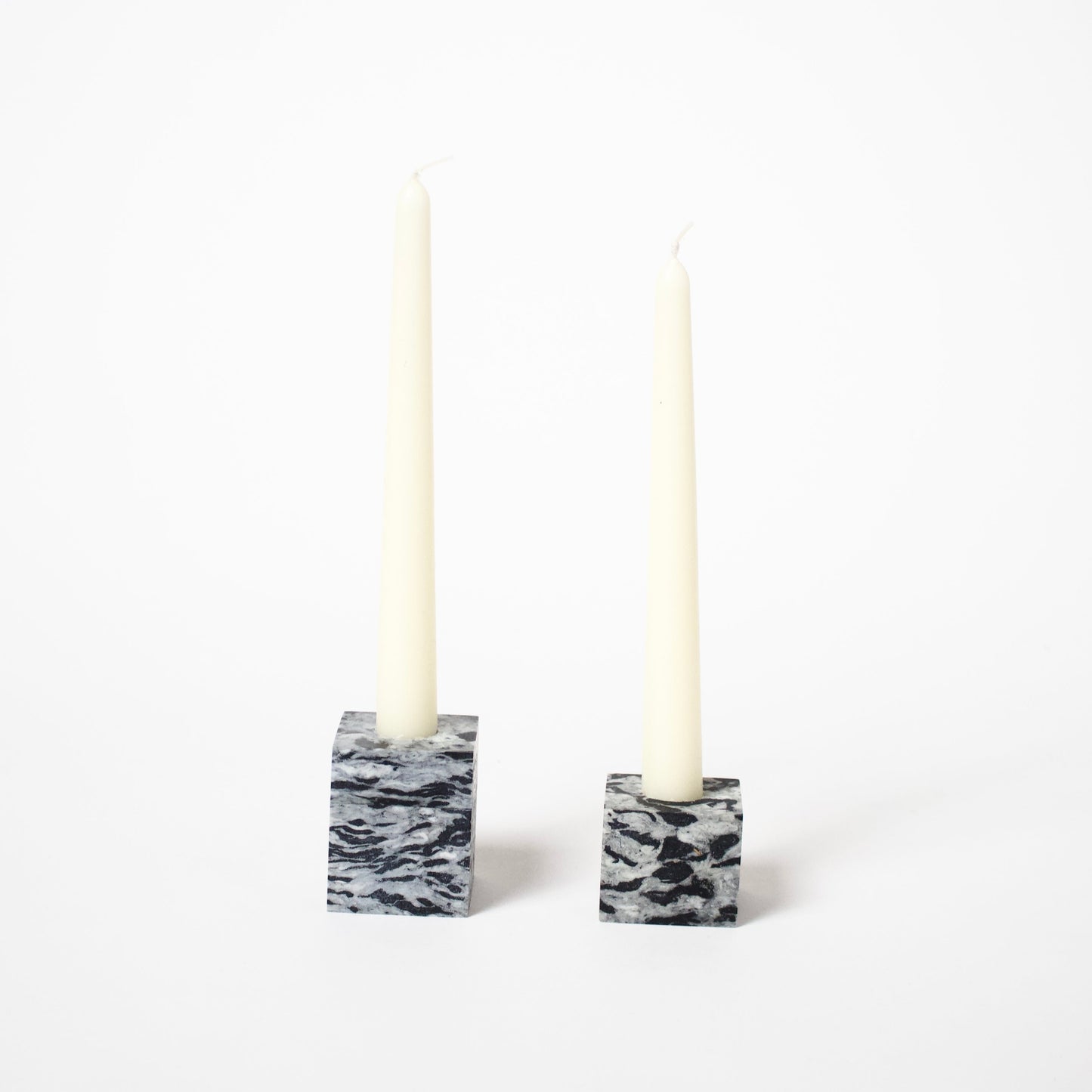 Monochrome Candlestick Holders